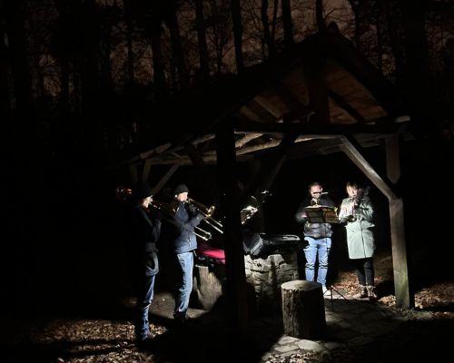 Weihnachtsfeier im Stadtwald