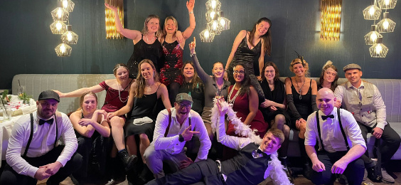 Gruppenfoto Weihnachtsfeier