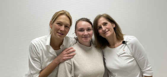 Barbara Hellwig, Christina Püchner und Claudia Derwein